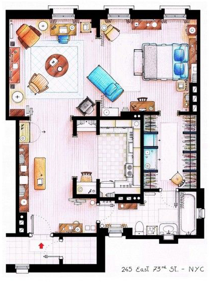 badrum-inspiration_Carrie-Bradshaw_sex-and-the-city_apartment_badrumsdrommar