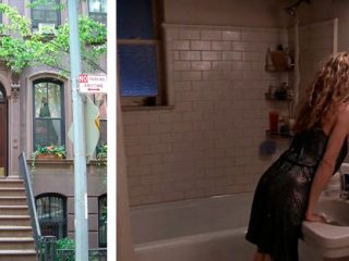 Badrumsinspiration - badrum inspiration Carrie Bradshaw sex and the city bathroom badrumsdrommar feature