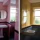 badrumsinspiration badrum inspiration rosa kakel gult kakel tal via desiretoinspire badrumsdrommar