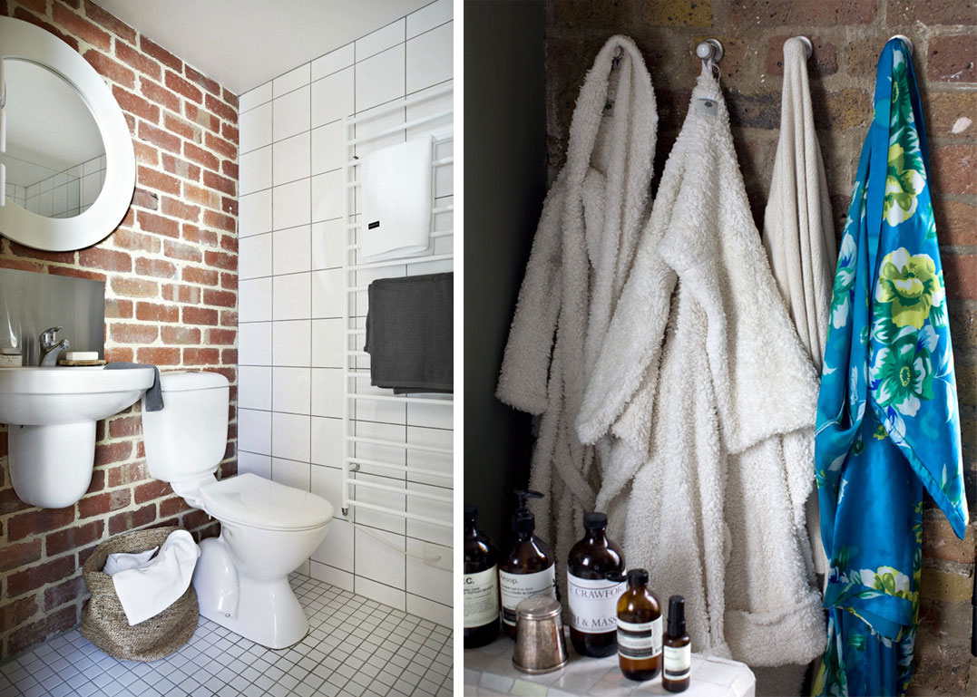 Badrumsinspiration - badrum inspiration tegelvagg foto designsponge ilse crawford bathroom inspo badrumsdrommar feature