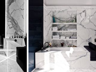 Badrumsinspiration - badrum inspiration lyxbadrum marmor Rue de Rivoli apartment badrumsdrommar
