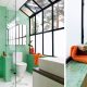 Badrumsinspiration - retro badrum inspiration gron mosaik orangeri foto Johan Carlson via skona hem badrumsdrommar feature