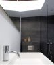 badrumsinspiration gra badrum inspiration granitkeramik tvattstall takfonster takbalkar norm architects cph fredgaard loft badrumsdrommar