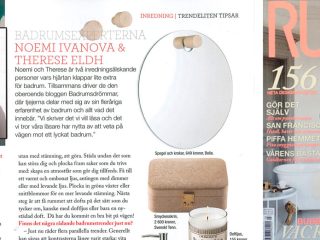Badrumsinspiration - Intervju med Badrumsdrömmar i RUM hemma april 2013.