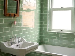 Green Tiled Bathroom Style At Home Housetohome