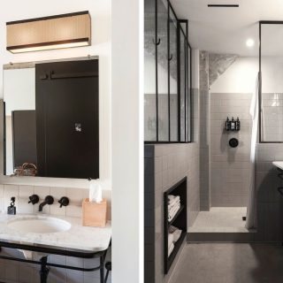 Badrumsinspiration - industriell badrum inspiration Ace hotel betong ruffigt badrumsdrommar feature