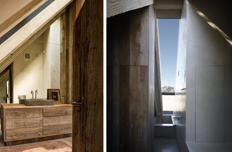 Badrumsinspiration - badrum inspiration betong tvattstall slitet tra kommod i tra vindsvaning badrumsdrommar Robert Reck oppenheim