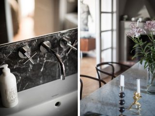 badrumsinspiration svart marmor badrum geberit vagghangd toalett narvavagen lagerlinds badrumsdrommar feature