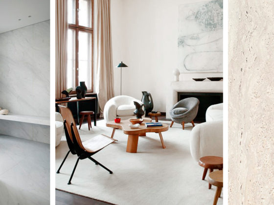 Badrumsinspiration - Trendspaning för badrum - Tres chic stil i benvitt, beige och sand till travertine, marmor och rotting.