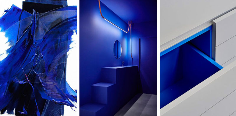 badrumsinspiration trendspaning badrum s electric blue moodboard klein blue artist jean soyer osandoos badrumsdrommar