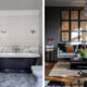 badrumsinspiration klassiskt badrum calacatta halvkaklat badkar med sockel fiskbensmonster marmor ostermalm villastaden foto perjansson