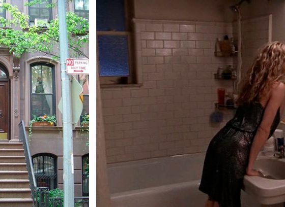 Badrumsinspiration - badrum inspiration Carrie Bradshaw sex and the city bathroom badrumsdrommar feature