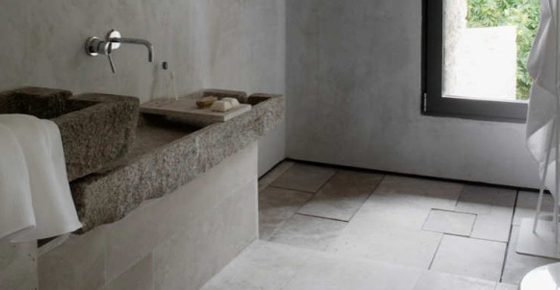Badrumsinspiration - Tadelakt i badrum av Abaton Architects