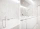 Modernt badrum i marmor