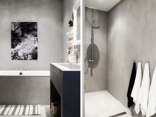Badrumsinspiration - badrum inspiration betong puts väggar taverne agency badrumsdrömmar feature