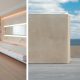 Badrumsinspiration - badrum inspiration minimalism betong trä spegelskåp architect John Pawson badrumsdrömmar feature
