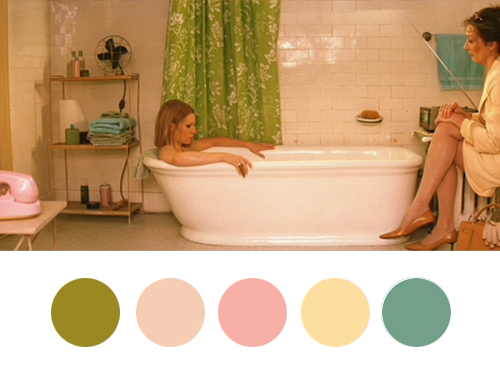 Badrumsinspiration - Badrum i The Royal Tenenbaums av Wes Anderson