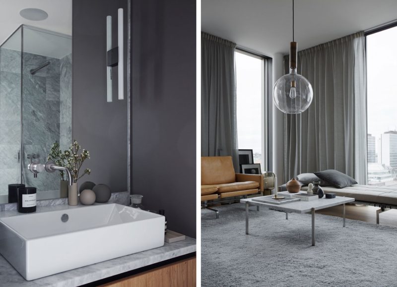 Badrumsinspiration - continental apartments badrum carrara grey badrumsdrommar feature