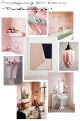 Badrumsinspiration - Trendspaning - Puderrosa i badrum med rosa kakel, romantiskt badrum, rosa väggar, rosa marmor