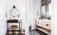 Badrumsinspiration - badrum efter small bathroom after badrumsrenovering tvattstall benstallning amber interior design foto tessa neustadt badrumsdrommar feature