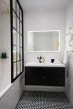 Badrumsinspiration - badrum inspiration Kenza Zouiten brass gold black bathroom furniture badrumsdrommar 1