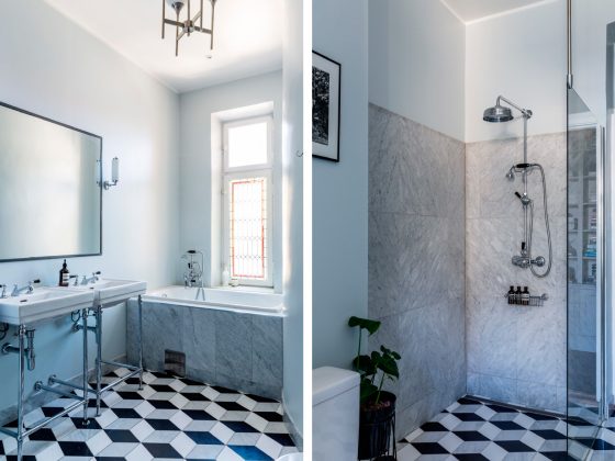 Badrumsinspiration - badrum inspiration carrara marmor 3D floor classic bathroom regeringsgatan 80 foto per jansson badrumsdrommar feature