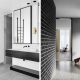 Badrumsinspiration - badrum inspiration vitt badrum svart massing flack studio bendigo residence foto brooke holm badrumsdrommar feature