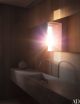 badrumsinspiration minimalistiskt badrum onsen japanskt bad carrara tvattstall dinesen golv penthouse manhattan utsikt jill dienst john pawson foto anthony cotsifas via ad badrumsdrommar