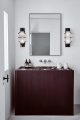 badrumsinspiration modernt badrum inspiration burgundy badrumsmobel calacatta marmor viola art deco badrumsbelysning palos verdes estate mandy graham foto jasper carlberg badrumsdrommar