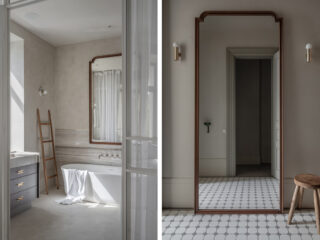 badrumsinspiration sekelskifte microcement badrum ensuit kommod badkar marmor victorian tile kiev ukraina design rina lovko foto yevhenii avramenko badrumsdrommar